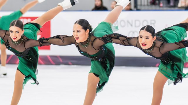 Championnats nationaux canadiens de patinage 2025 - Patinage synchronisé junior - Programme libre
