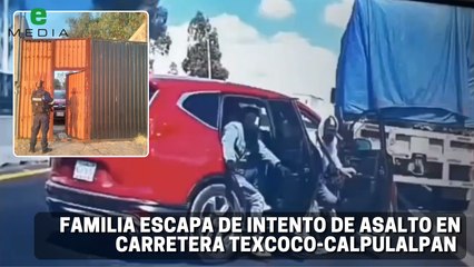 Familia evita asalto en carretera