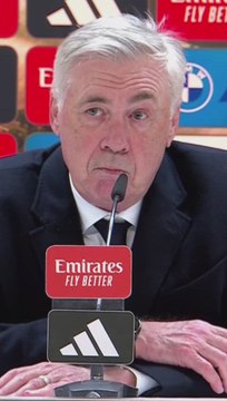 Ancelotti valora la acción de un posible penalti de Lunin