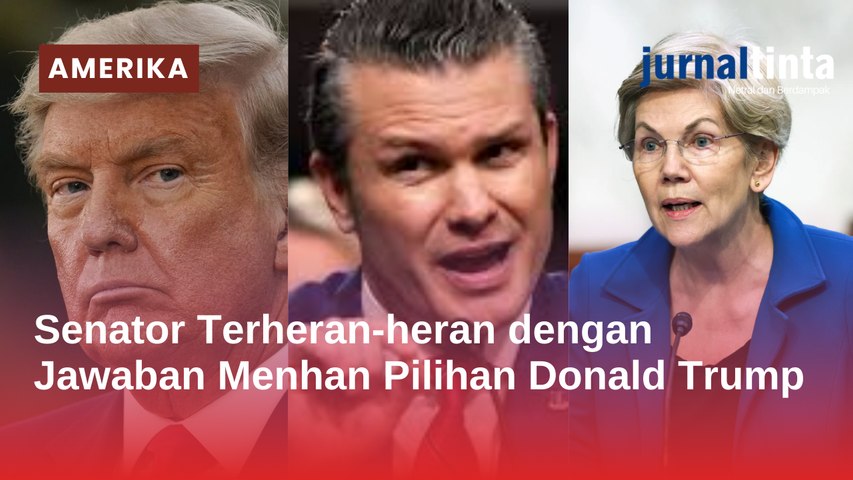 Tanggapan Menhan Pilihan Donald Trump Pete Hegseth Terhadap Senator yang Mengundang Tawa