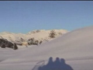 Motoneige aux Houches