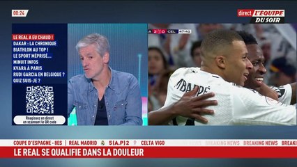 Le Real Madrid se qualifie dans la douleur face au Celta Vigo - L'Équipe du Soir - extrait