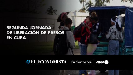 Segunda jornada de liberación de presos en Cuba