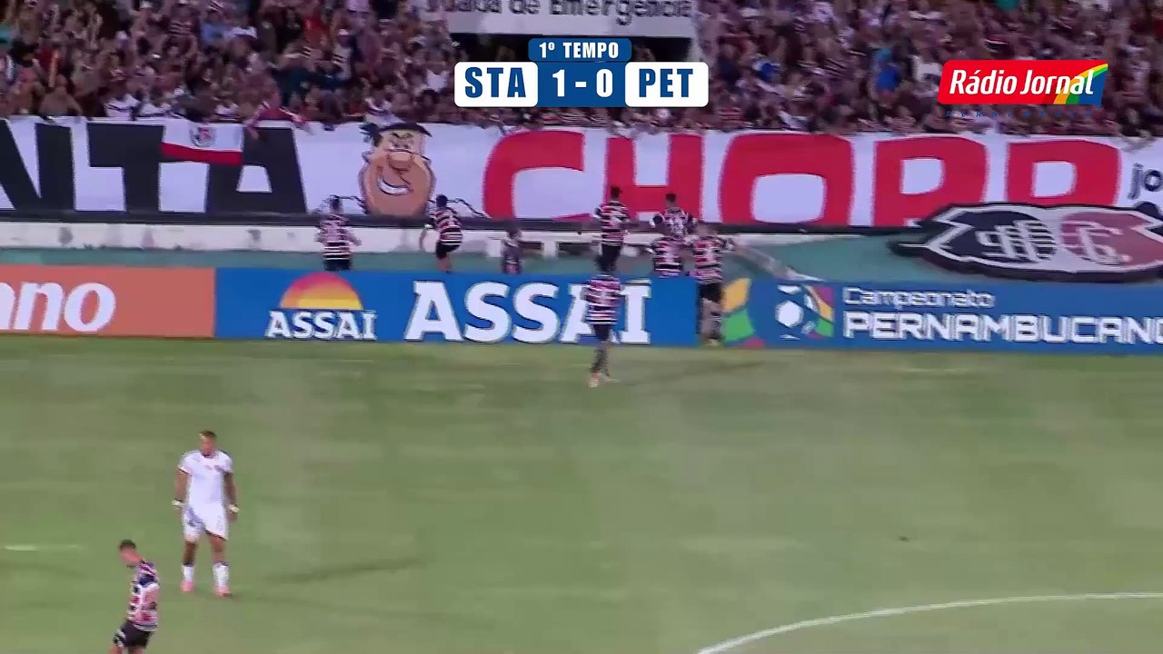 GOL DE JOÃO PEDRO  SANTA CRUZ 1 X 0 PETROLINA - CAMPEONATO PERNAMBUCANO - 16 01 2025