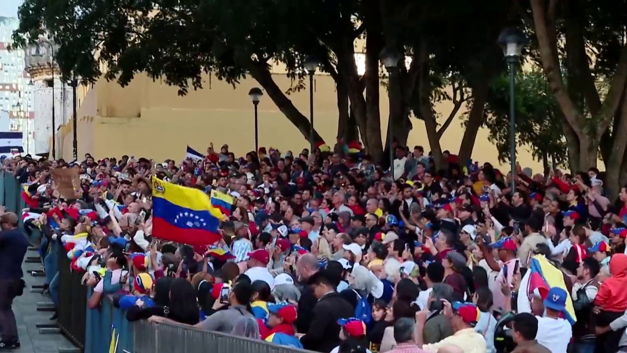 tn7-Comunidad venezolana en Costa Rica celebró visita de Edmundo González-160125