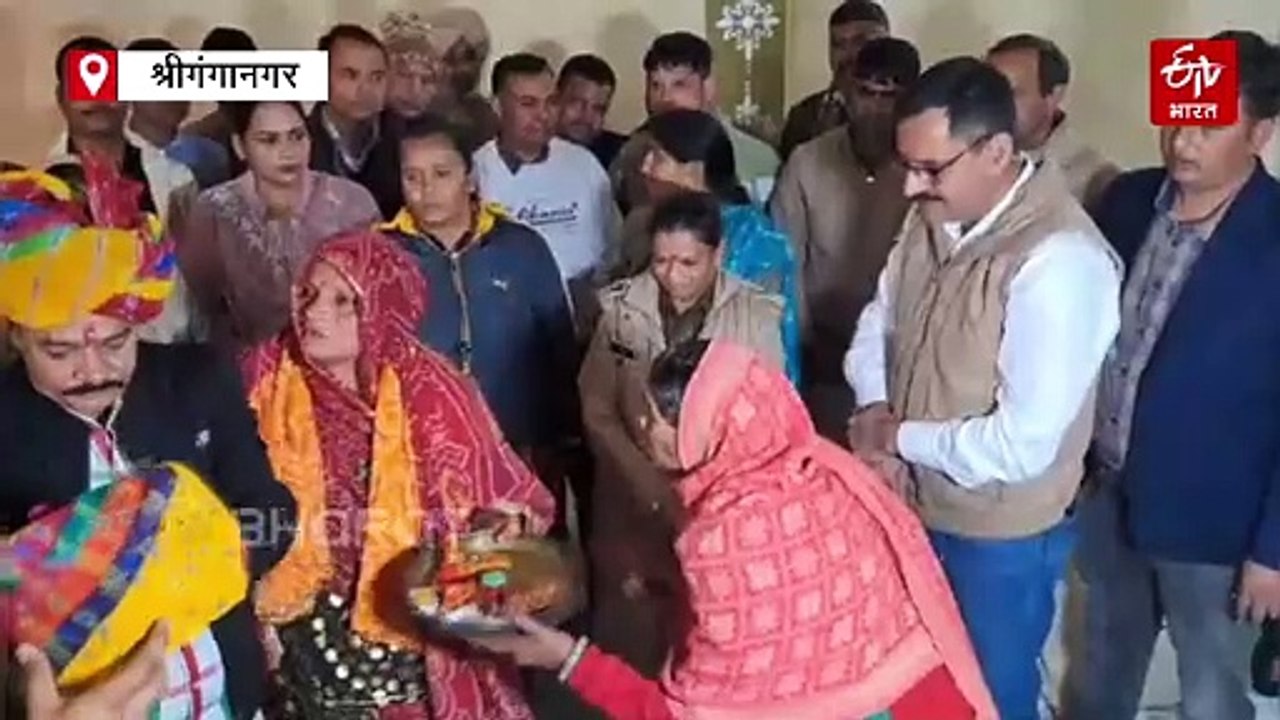 अलवर के सदर थाना पुलिसकर्मियों ने निभाया फर्ज, थाने में खाना बनाने वाले कार्मिक की बेटी का भरा मायरा, नगद राशि सहित बर्तन किए भेट