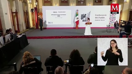 SICT da a conocer Plan Carretero 2025 en La Mañanera del Pueblo