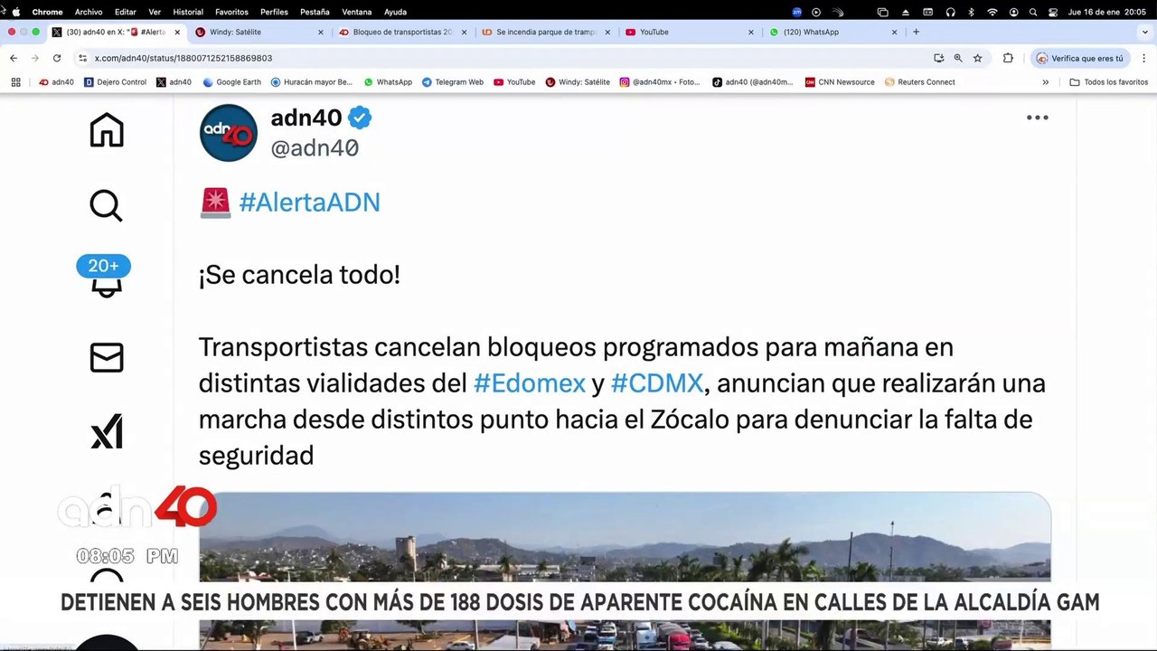 🚨¡Última Hora! Transportistas cancelan bloqueos en vialidades del EDOMEX Y CDMX