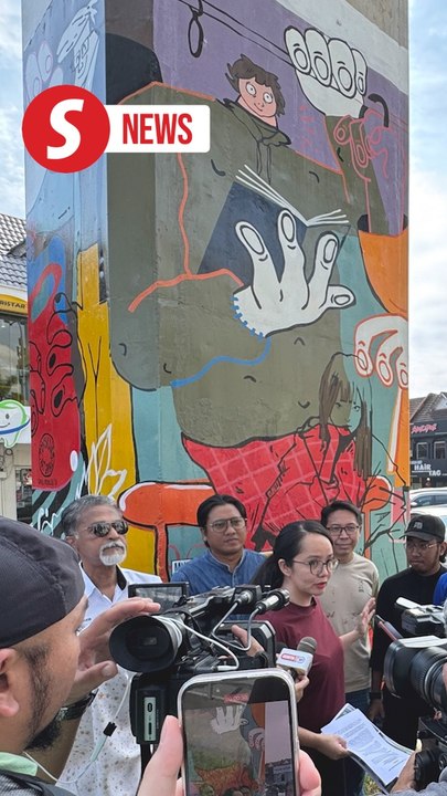 Murals brighten up SS15 LRT Station