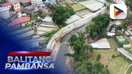 DPWH, nakumpleto na ang flood mitigation structure sa Bauang River sa La Trinidad, Benguet