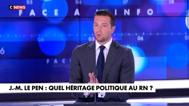 Jordan Bardella : «On ne peut pas résumer Jean-Marie Le Pen à des propos condamnés et condamnables par la justice»