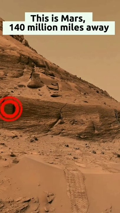 This is Mars,140 million miles away from us... #nasa #Mars #space #fyp