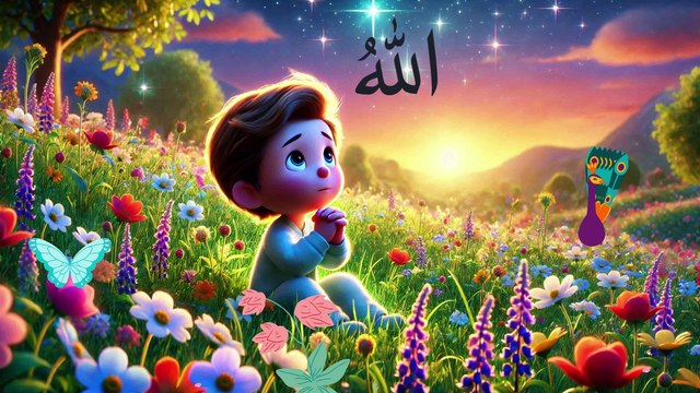 Islamic poem for kids | urdu poem | Allah hoo | islamic poem for baby in urdu | Kidz Quest Adventure