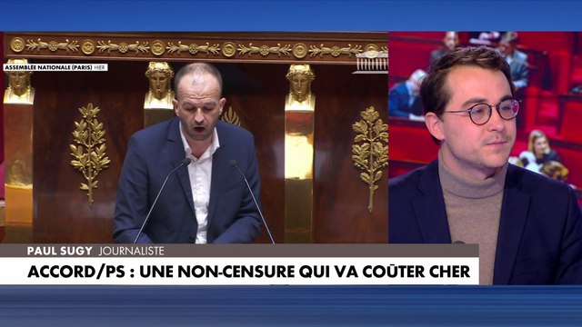 L'édito de Paul Sugy : «Accord/PS : Une non-censure qui va coûter cher»
