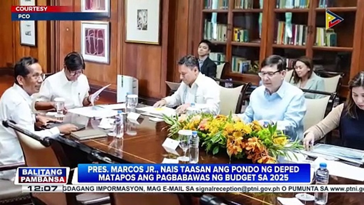 PBBM, nais taasan ang pondo ng DepEd matapos ang mabawasan ito ng budget sa 2025
