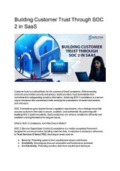 Building Customer Trust Through SOC 2 in SaaS