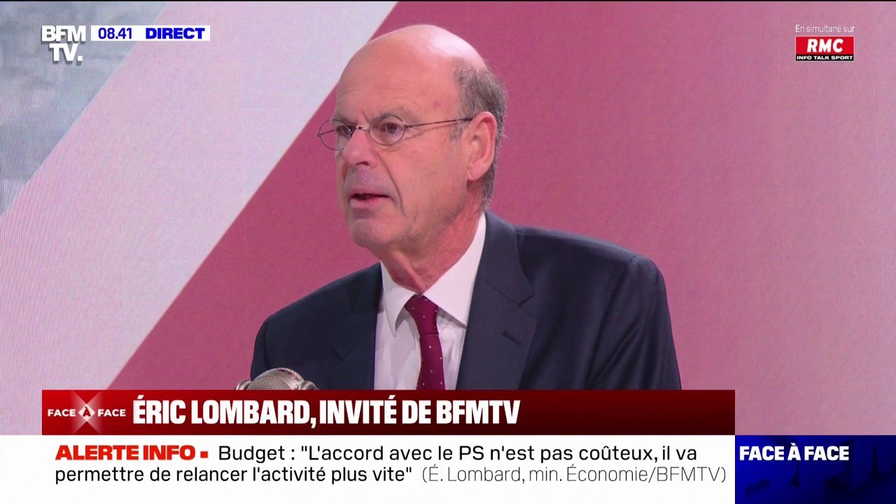 Pour Éric Lombard (ministre de l'Économie), renoncer à la niche fiscale des retraités "ne fait pas partie des solutions"