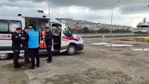 Sinop açıklarında gemide düşen balıkçı yaralandı