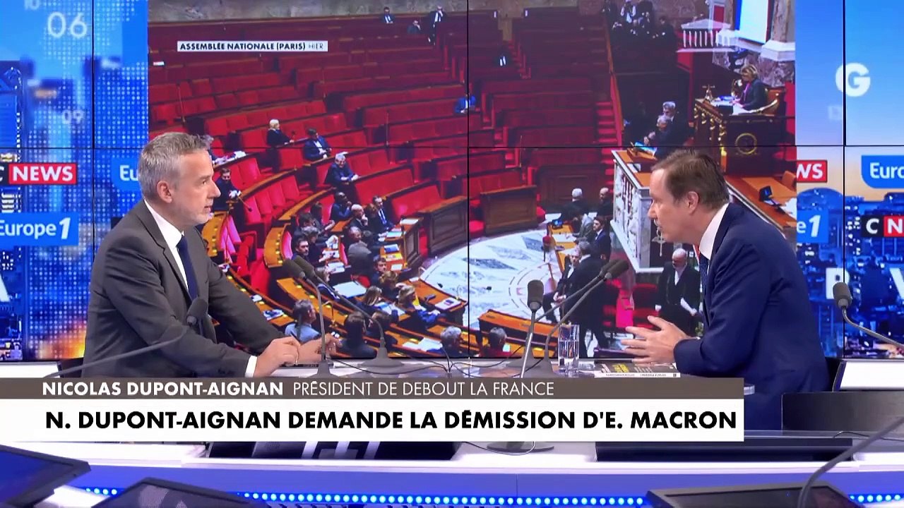 Gouvernement Bayrou : «Si on continue deux ans dans ce marécage, la France coulera», dénonce Nicolas Dupont-Aignan