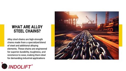 Alloy steel chain