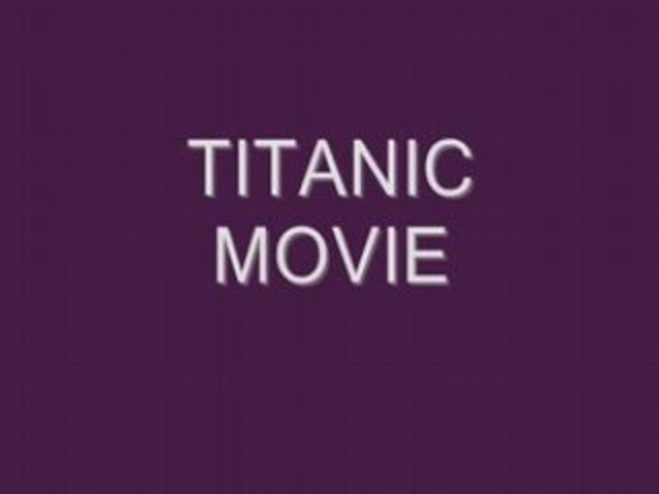 Titanic movie