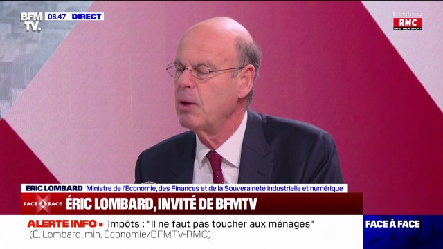 Livret d'épargne populaire: On va proposer un taux de 3,5% , affirme Éric Lombard, ministre de l'Économie