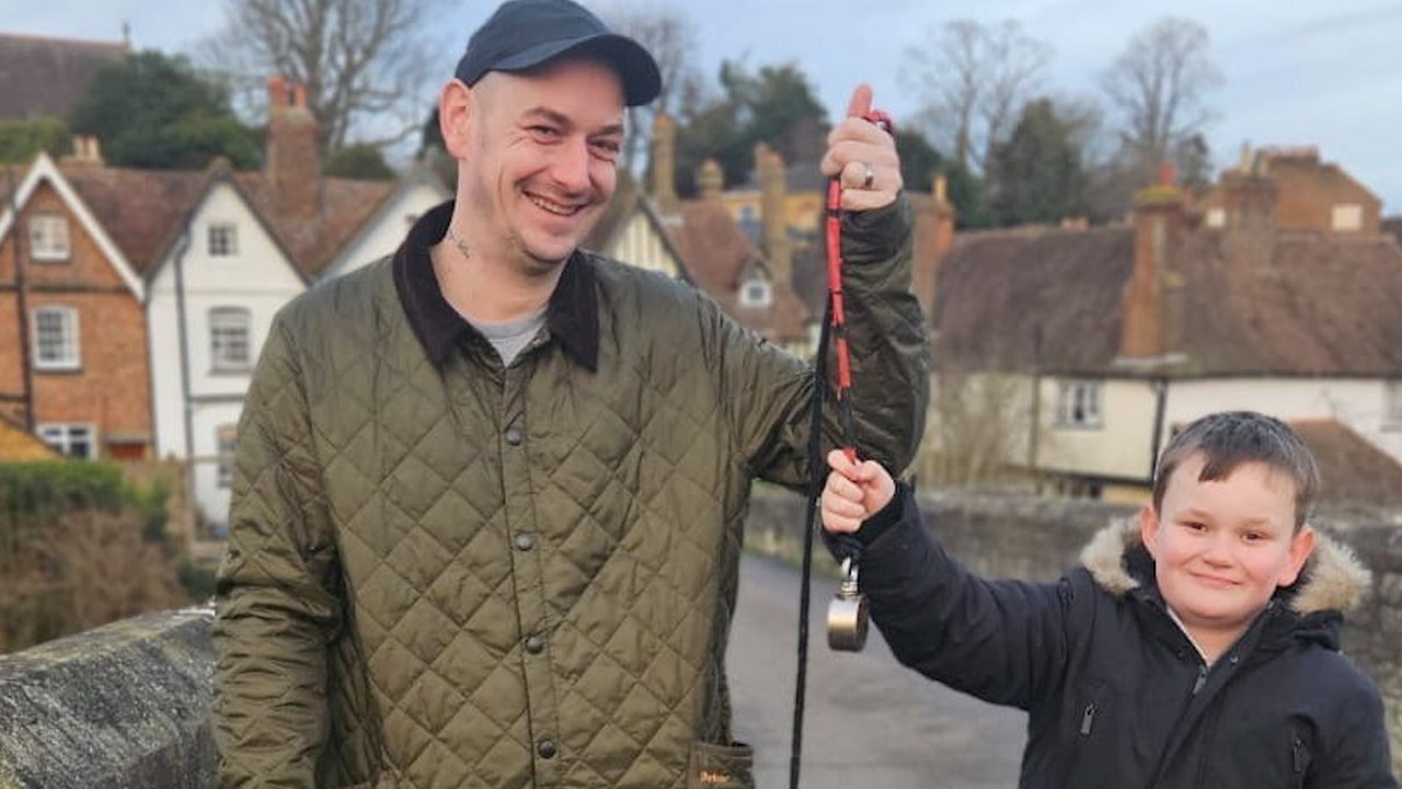 Dad and son reel in unexpected catch while fishing - unexploded WW2 grenade