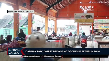 Dampak PMK, Omzet Pedagang Daging Sapi Turun 70 Persen