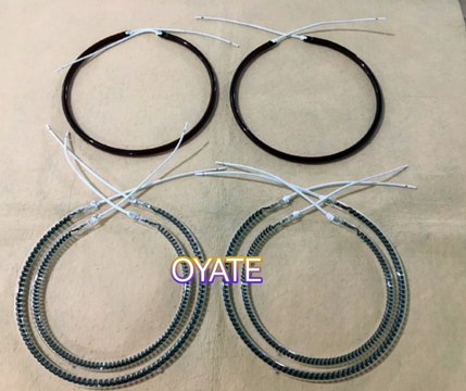 1200w 1800w infrared heat lamps round shape carbon fiber heat lamps for electric heaters