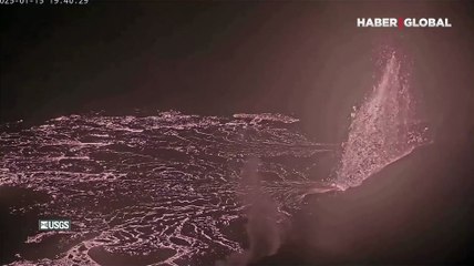 Hawaii'deki Kilauea yanardağı faaliyete geçti