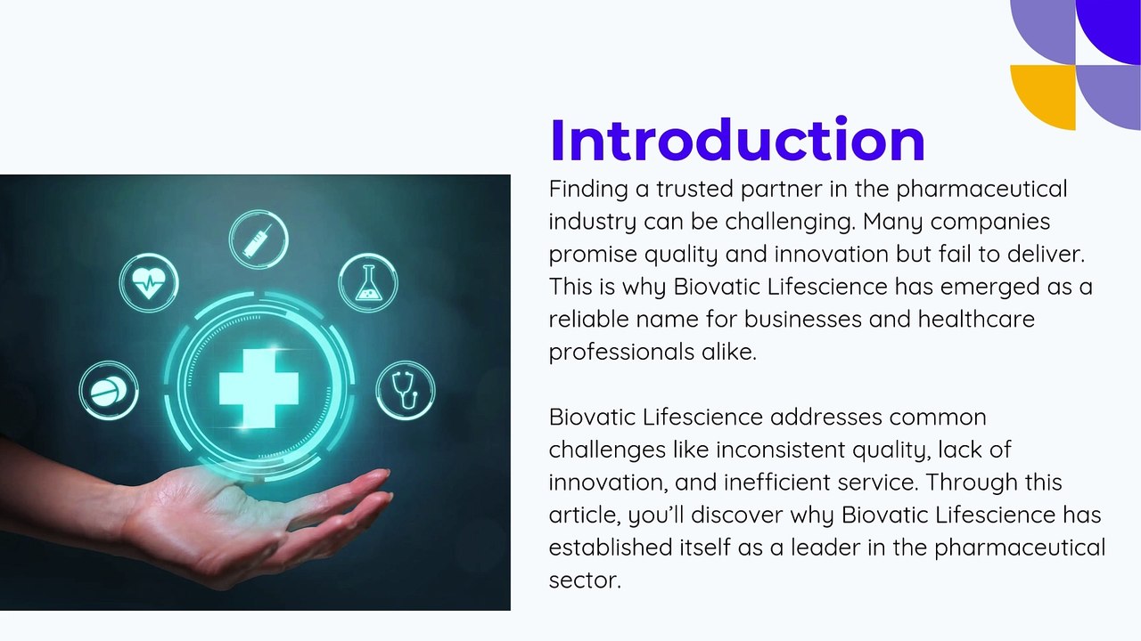 What Makes Biovatic Lifescience a Leader in the Pharmaceutical Industry?