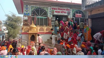 चौथ माता मंदिर में माता की पूजा