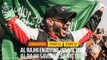 Al Rajhi celebrates his victory - Stage 12 - #Dakar2025