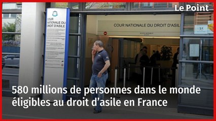580 millions de personnes dans le monde éligibles au droit d’asile en France