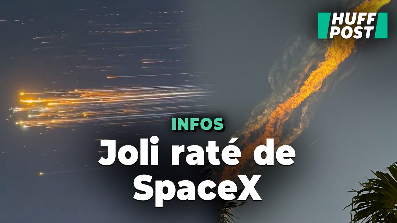 Ces traînées de feu au-dessus des Caraïbes ont été causées par un essai de Space X