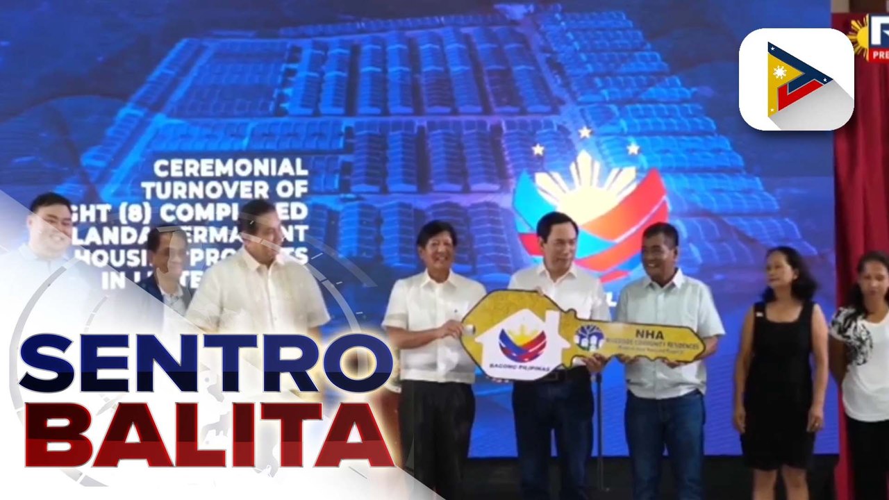 PBBM, pinangunahan ang ceremonial turnover ng nakumpletong 8 housing project  sa ilalim ng YPHP ng NHA