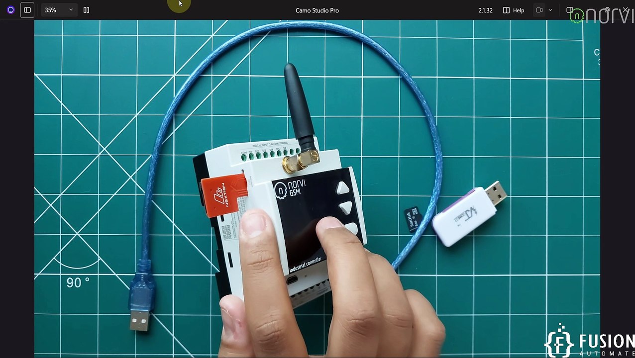 How to Log Data to an SD Card using NORVI GSM ESP32 Based Industrial Controller | SD Data Logging |