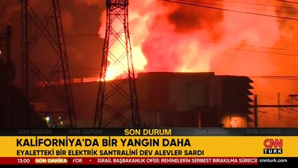 ABD'de bir yangın daha! Yüzlerce kişi için tahliye emri verildi | Video Haber