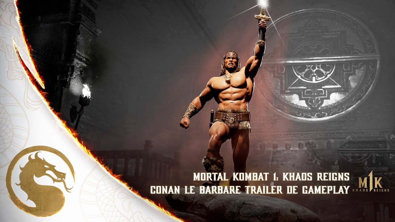 Mortal Kombat 1  Khaos Reigns - Trailer de gameplay Conan le Barbare
