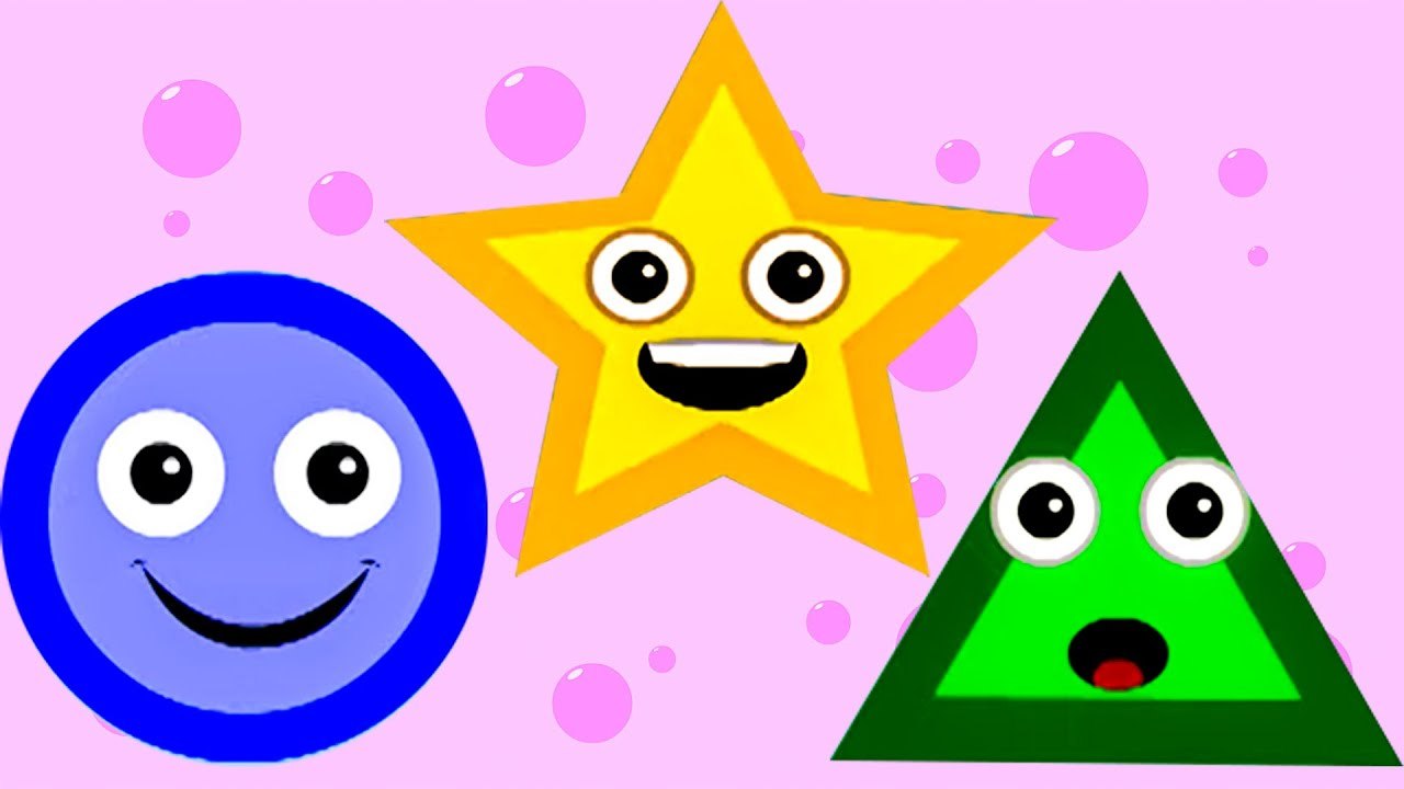 Five Little Shapes + More Nursery Rhymes & Learning Videos for Kids ...
