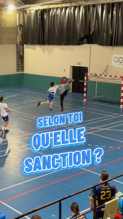 Selon toi qu’elle sanction ? 👀 #handball #Hand #HandballPlayer #EPHB #Quiz