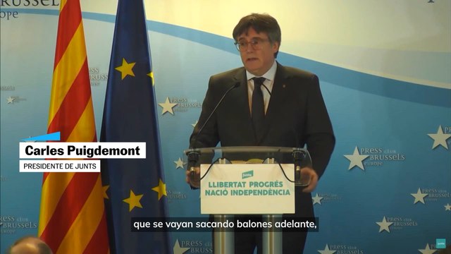 Puigdemont: Suspendemos las negociaciones con el PSOE