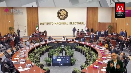 INE aprueba la solicitud de ampliación de presupuesto por 1,511 mdp. Pedro Gamboa, 16 de enero 2025