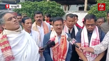 মাজুলীৰ পৰা ভাগৱত লৈ মহাকুম্ভমেলালৈ যাত্ৰা বৈষ্ণৱ দলৰ