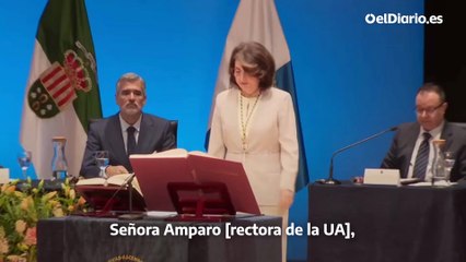Mazón, recibido en la Universidad de Alicante con gritos de “culpable” y “dimisión”