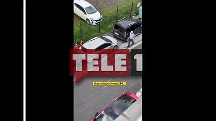 Akıl sır ermez olay! Taksici arabadan indi, park halindeki otomobili hedef aldı