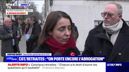 Retraites: "Le tour de table a été l'occasion de constater l'ampleur des désaccords", souligne Sophie Binet