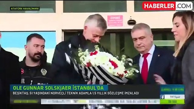 Beşiktaş'ın yeni teknik direktörü Ole Gunnar Solskjaer İstanbul'a geldi