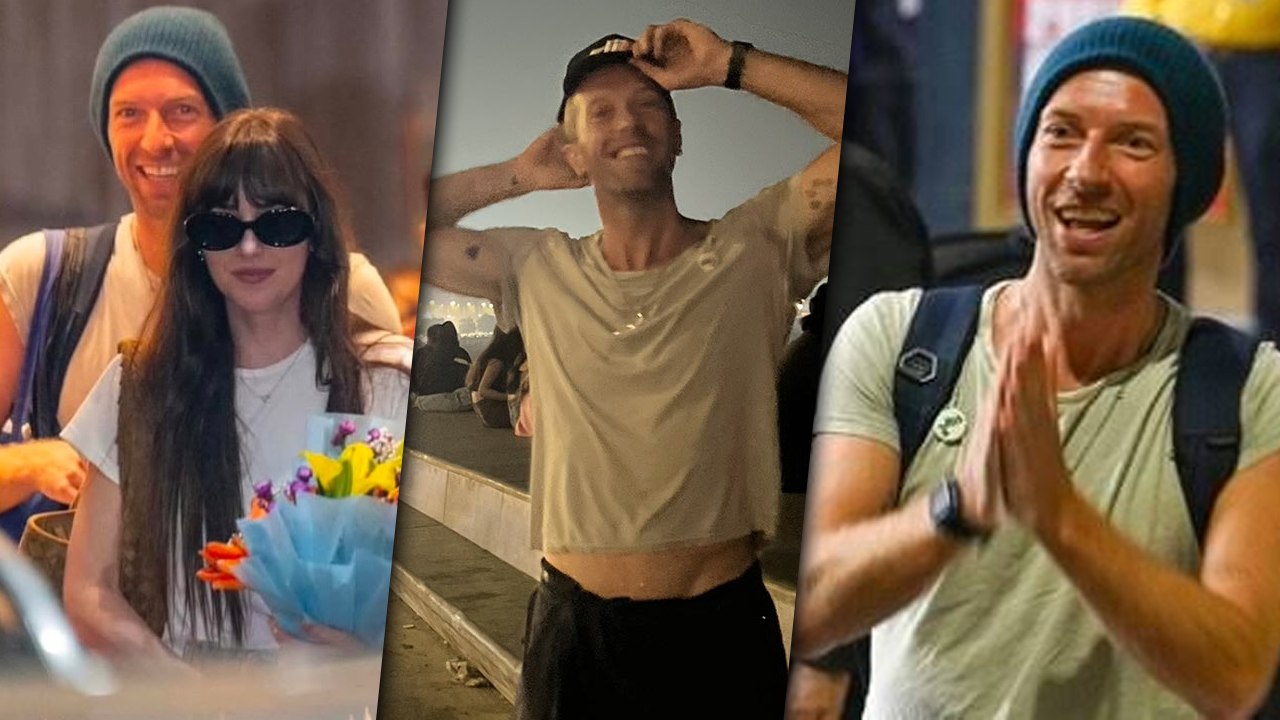 Chris Martin & Dakota Johnson Dismiss Split Rumors, Spotted In Mumbai Amid Coldplay's India Tour