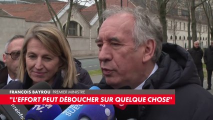 François Bayrou : «J'ai la conviction que cet effort peut déboucher sur quelque chose de positif»